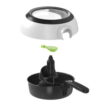 Tefal - Heißluftfritteuse ACTIFRY GENIUS DUAL MOTION 1,2l 1350W/230V weiß