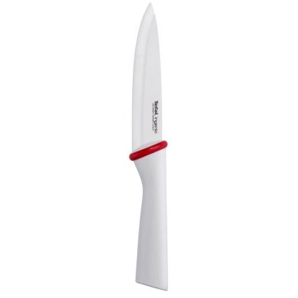 Tefal - Coltello universale in ceramica INGENIO 13 cm bianco/rosso