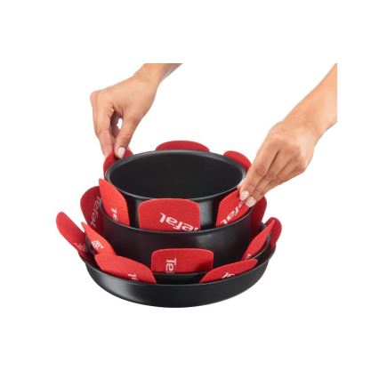 Tefal - Set di 4 separatori per stoviglie INGENIO rosso