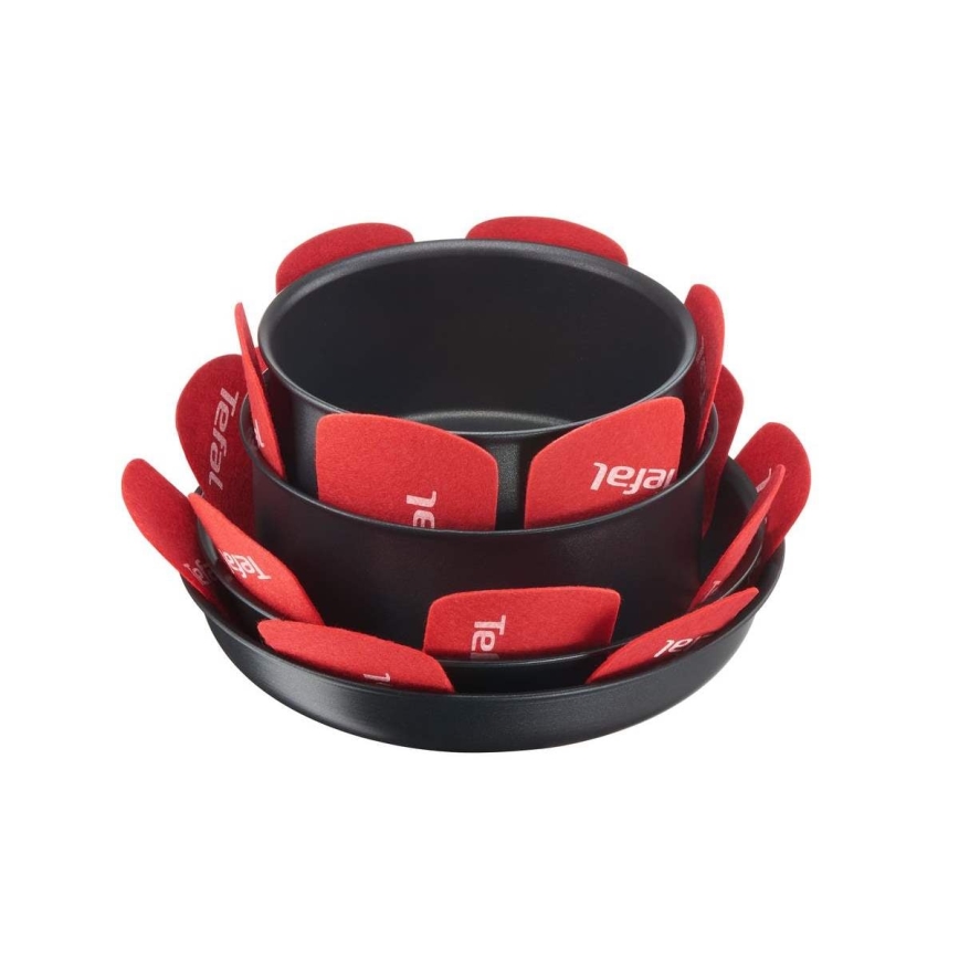 Tefal - Set di 4 separatori per stoviglie INGENIO rosso