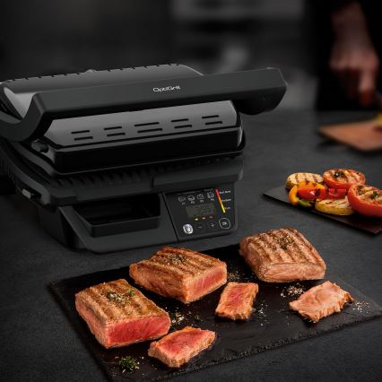 Tefal - Intelligenter elektrischer Grill Tefal OPTIGRILL 2000W/230V