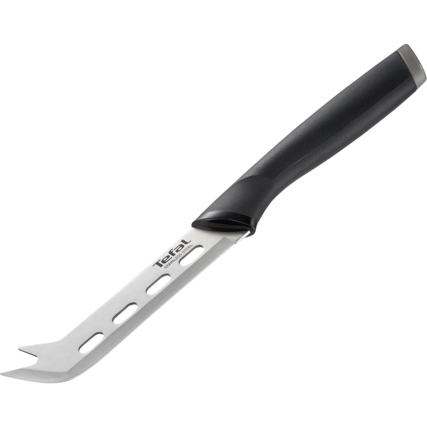Tefal - Käsemesser aus Edelstahl COMFORT 12 cm glänzendes Chrom/schwarz
