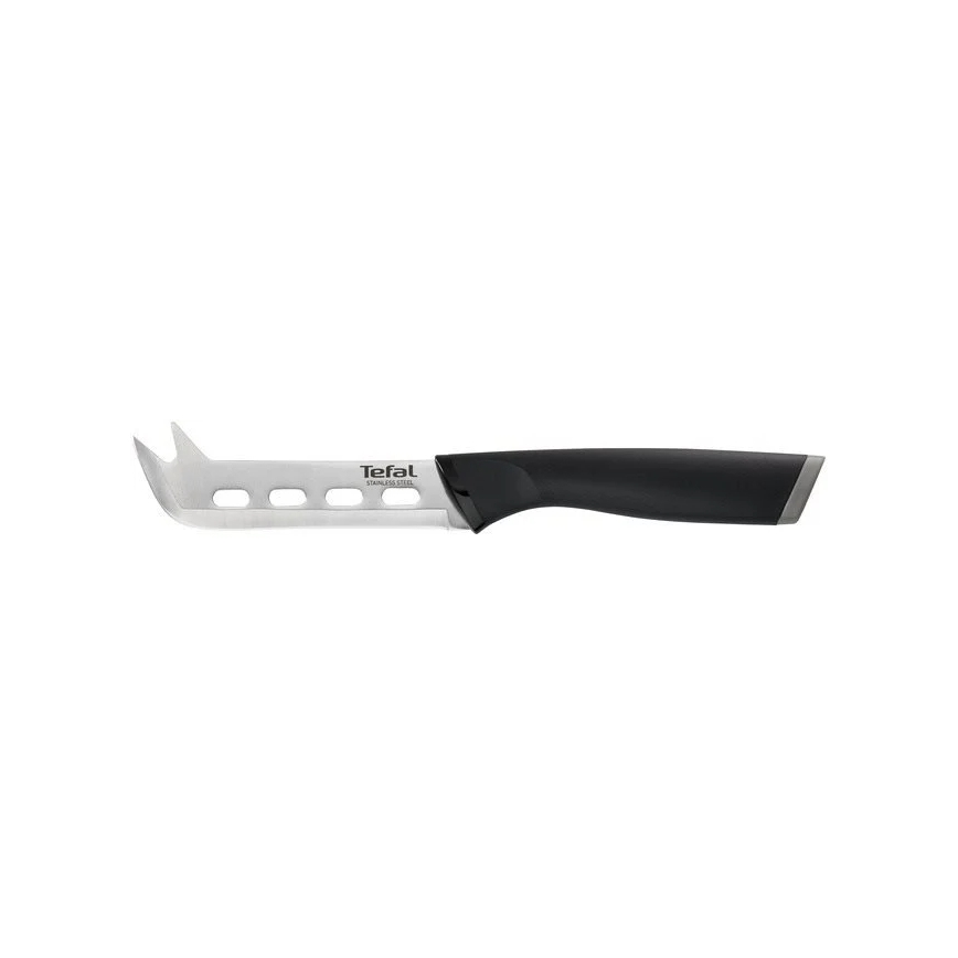 Tefal - Käsemesser aus Edelstahl COMFORT 12 cm glänzendes Chrom/schwarz