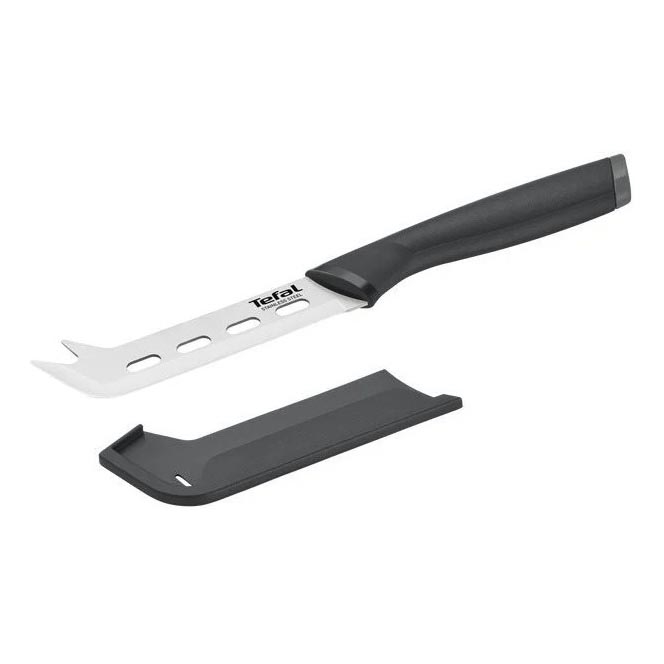 Tefal - Käsemesser aus Edelstahl COMFORT 12 cm glänzendes Chrom/schwarz