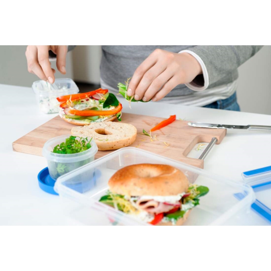 Tefal - Kit de boîtes repas 5 pcs MASTER SEAL FRESH bleu