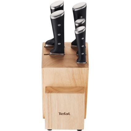 Tefal - Kit de couteaux de cuisine avec support ICE FORCE 6 pcs