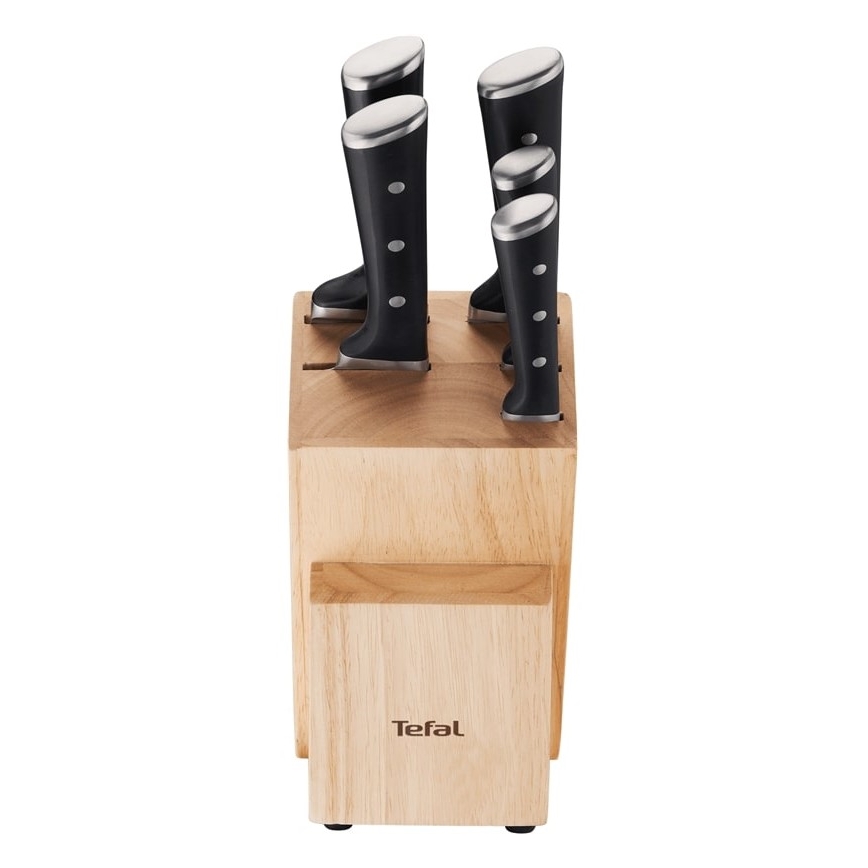 Tefal - Kit de couteaux de cuisine avec support ICE FORCE 6 pcs
