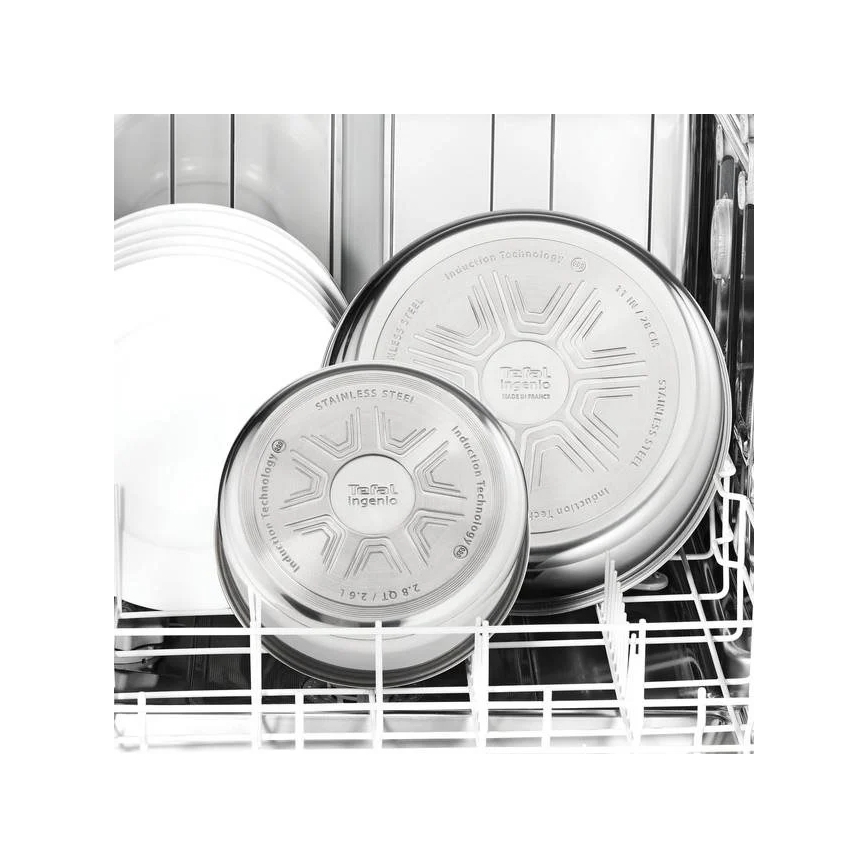 Tefal - Kochgeschirr-Set 4 Stk. INGENIO EMOTION Edelstahl