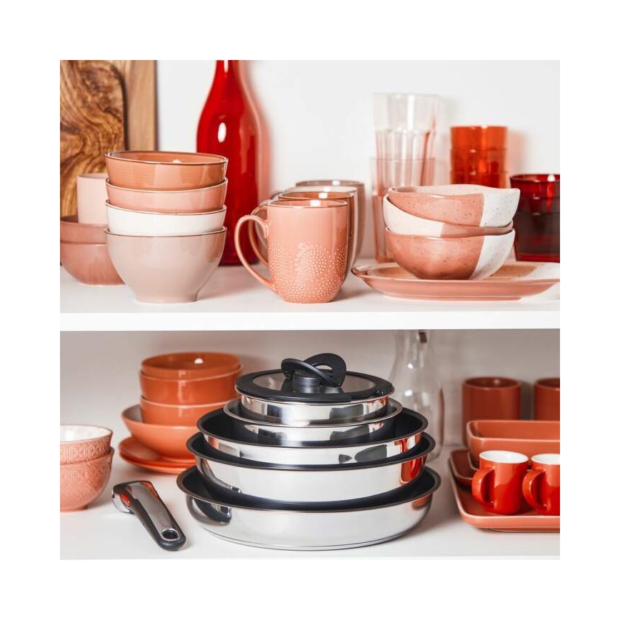 Tefal - Kochgeschirr-Set 5 Stk. INGENIO EMOTION Edelstahl