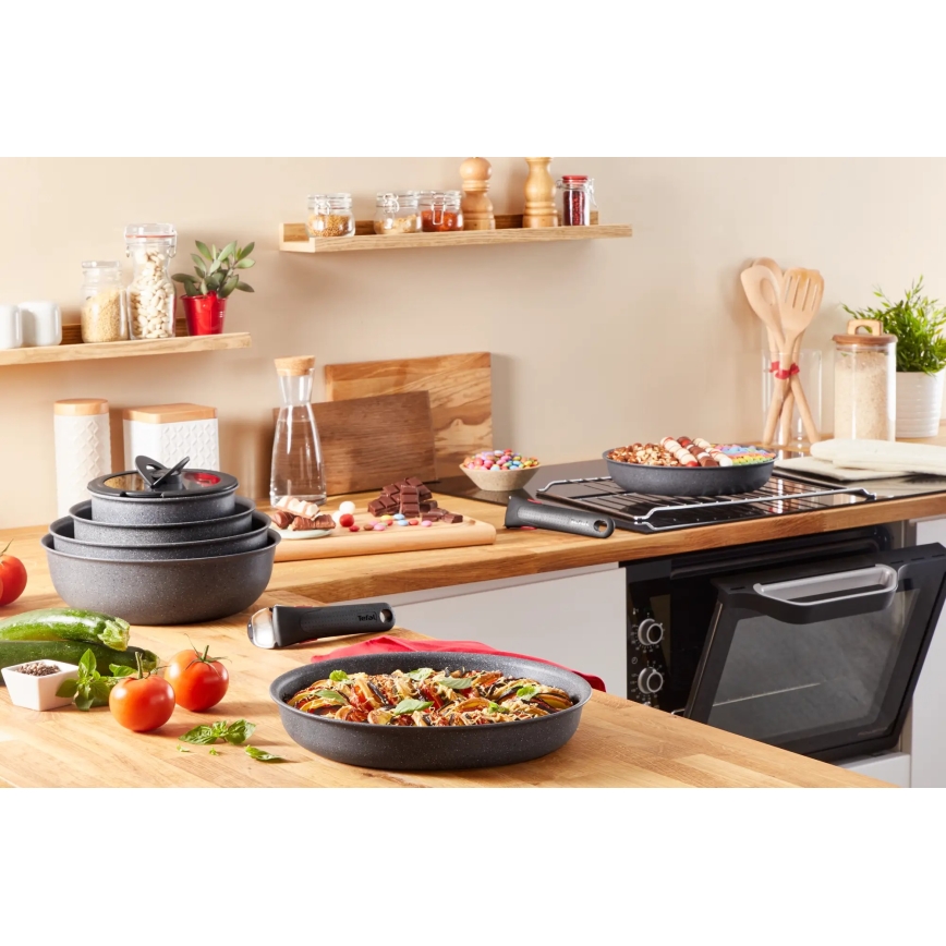 Tefal - Kochgeschirr-Set 5 Stk. INGENIO NATURAL FORCE