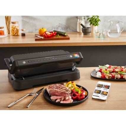 Tefal - Kontaktgrill OPTIGRILL 2200W/230V schwarz