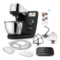 Tefal - Küchenmaschine mit integrierter Waage I-COACH TOUCH 1200W/230V Edelstahl