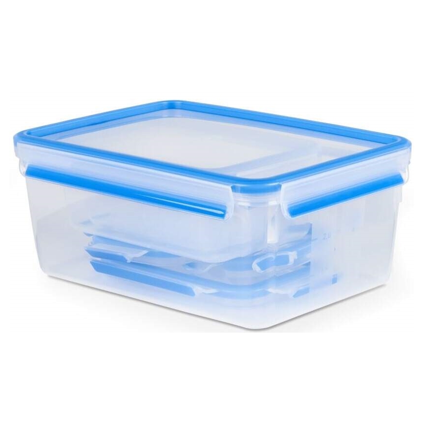 Tefal - Lebensmittelbehälter-Set 5 Stk. MASTER SEAL FRESH blau