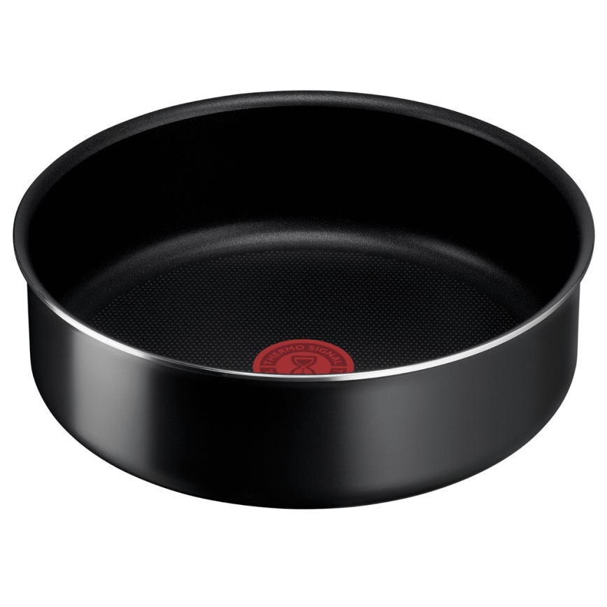 Tefal - Lot de poêles 3 pce INGENIO EASY COOK & CLEAN BLACK