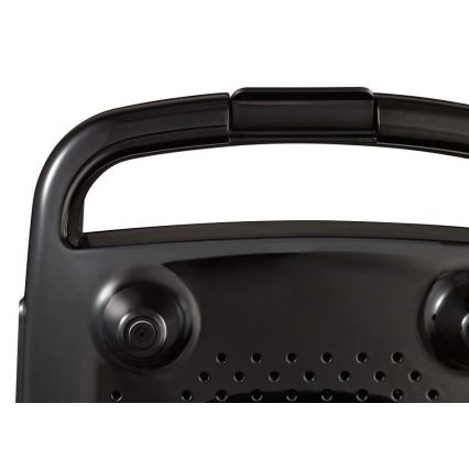 Tefal - Macchina per i panini CROC TIME 700W/230V nero/cromo