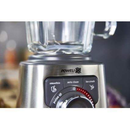 Tefal - Miscelatore da tavolo 2 l PERFECTMIX+ 1200W/230V cromo opaco/nero