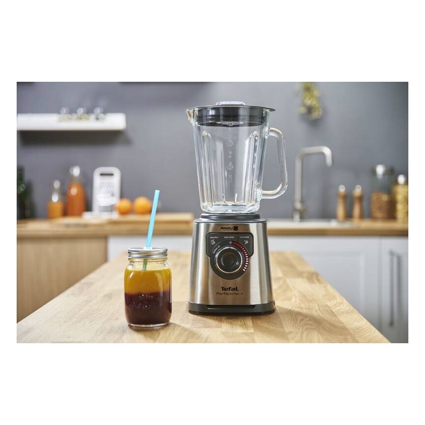 Tefal - Miscelatore da tavolo 2 l PERFECTMIX+ 1200W/230V cromo opaco/nero