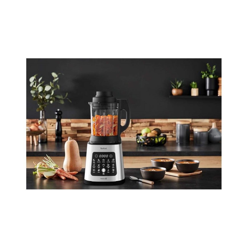 Tefal - Miscelatore da tavolo 2 l PERFECTMIX+ 1400W/230V cromo opaco