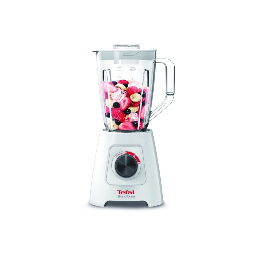 Tefal - Miscelatore da tavolo BLENDFORCE 600W/230V bianco