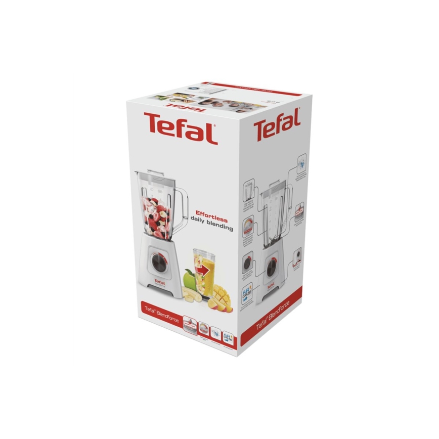 Tefal - Miscelatore da tavolo BLENDFORCE 600W/230V bianco