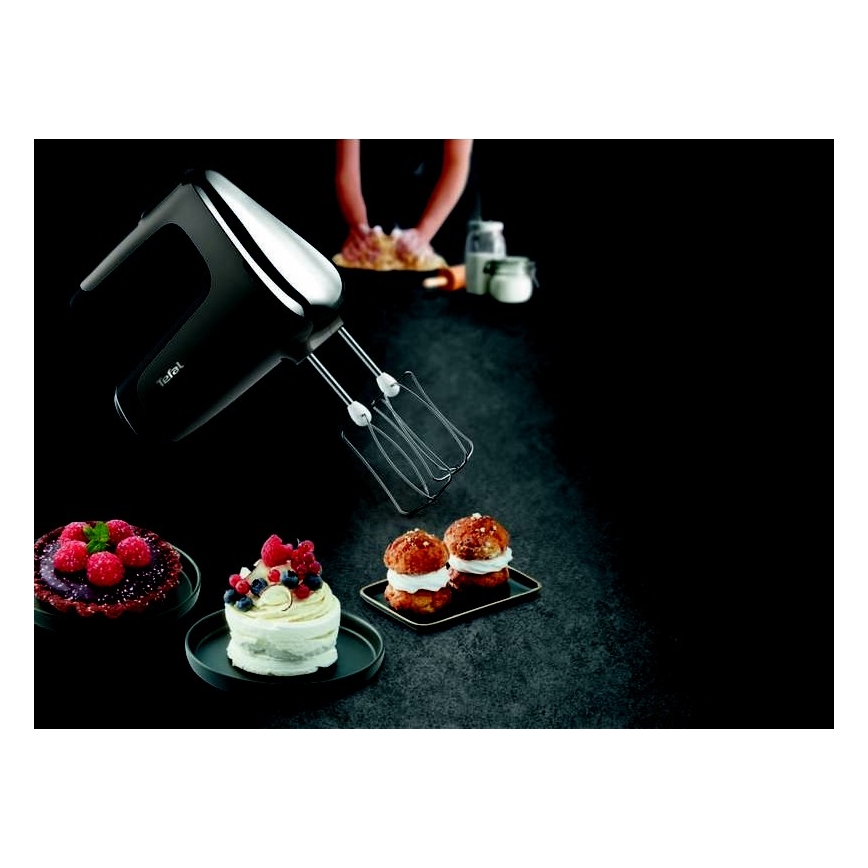 Tefal - Miscelatore portatile POWERMIX SILENCE 600W/230V nero/grigio