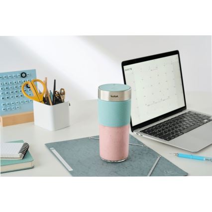 Tefal - Mixeur à smoothie BLENDFORCE 50W/5V 1200 mAh menthe
