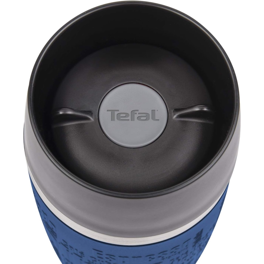 Tefal - Mug de voyage 360 ml TRAVEL MUG acier inoxydable/bleu foncé