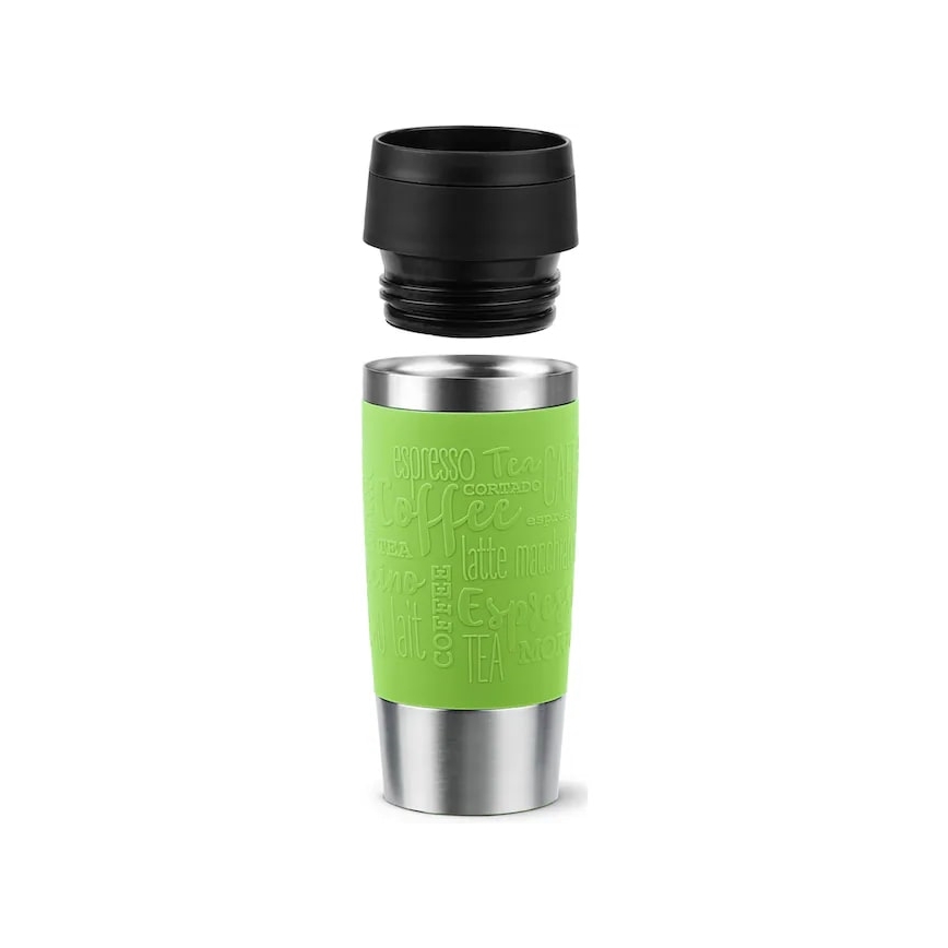 Tefal - Mug de voyage 360 ml TRAVEL MUG acier inoxydable/vert
