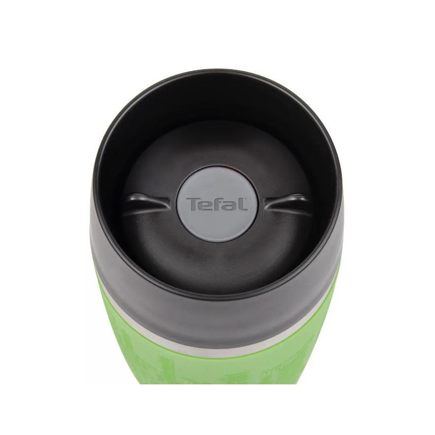 Tefal - Mug de voyage 360 ml TRAVEL MUG acier inoxydable/vert