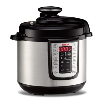 Tefal - Multifunktionaler elektrischer Schnellkochtopf ALL IN ONE POT 1100W/230V matt Chrom/schwarz