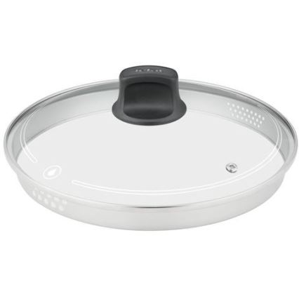 Tefal - Padella con coperchio BLACK STONE 26 cm