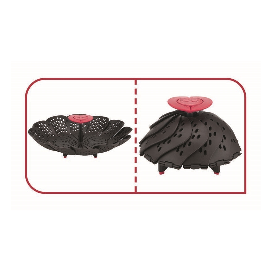 Tefal - Panier vapeur INGENIO noir/rouge
