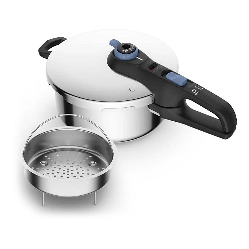 Tefal - Pentola a pressione 4 l SECURE TRENDY acciaio inossidabile