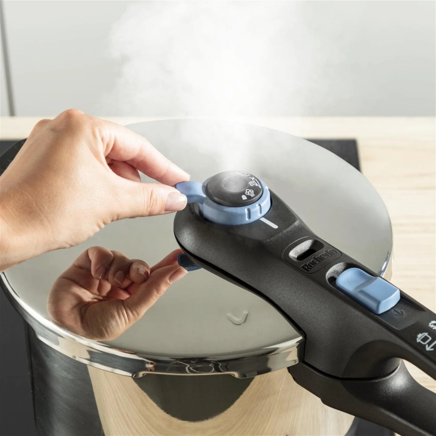 Tefal - Pentola a pressione 4 l SECURE TRENDY acciaio inossidabile