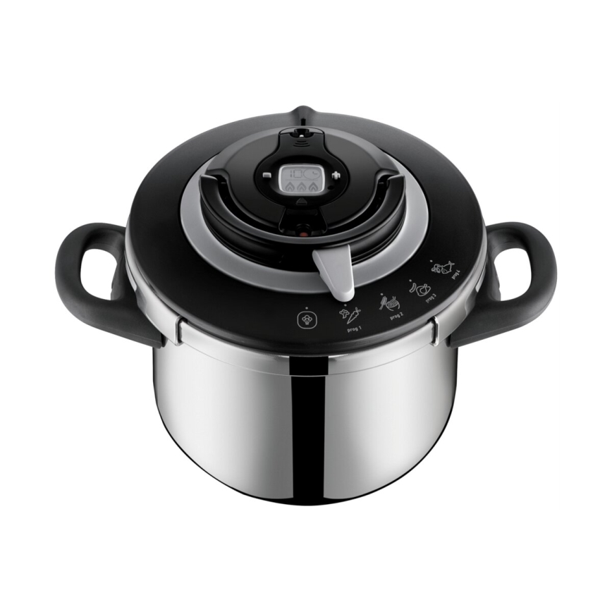 Tefal - Pentola a pressione 6 l CLIPSO+ CHEF in acciaio inox