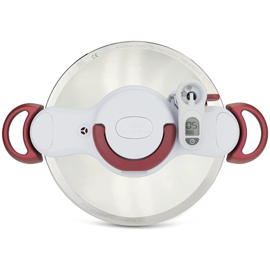 Tefal - Pentola a pressione 6 l CLIPSO MINUT PERFECT acciaio inossidabile