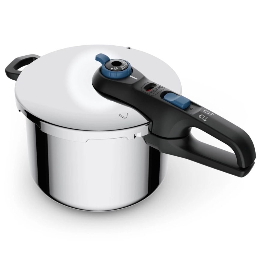Tefal - Pentola a pressione 6 l SECURE TRENDY acciaio inossidabile