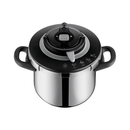 Tefal - Pentola a pressione 8 l CLIPSO+ CHEF in acciaio inox