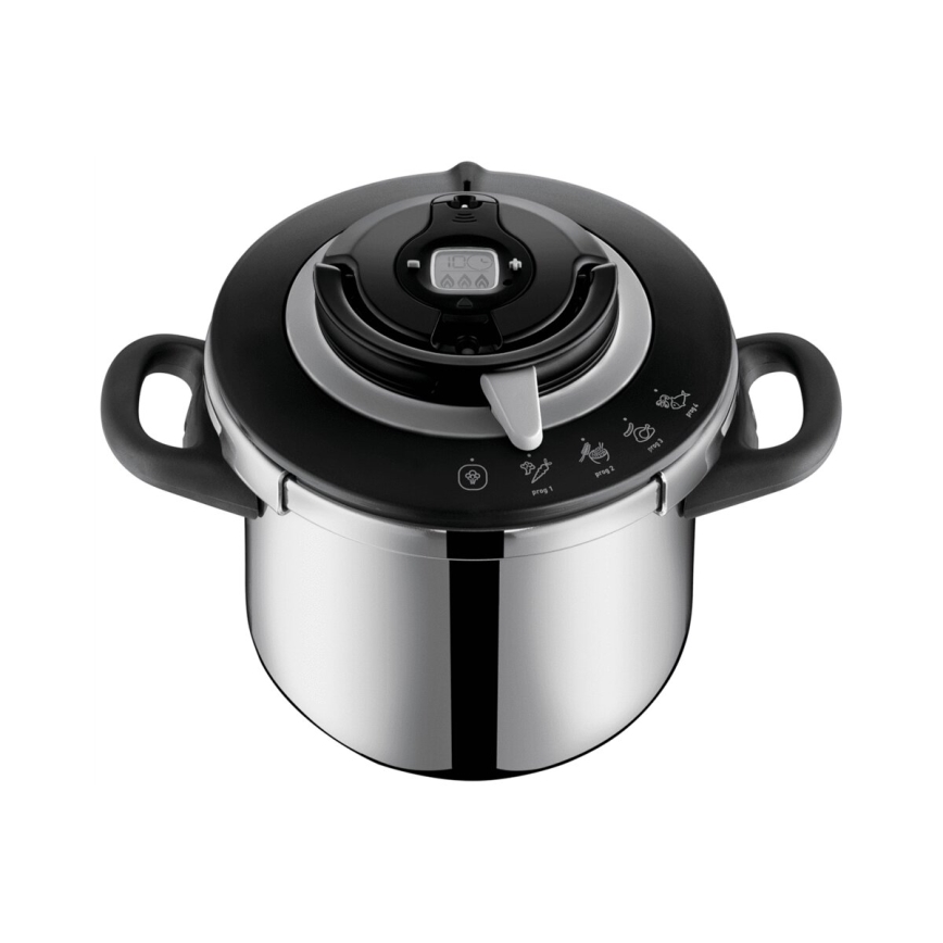 Tefal - Pentola a pressione 8 l CLIPSO+ CHEF in acciaio inox