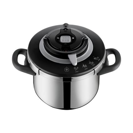 Tefal - Pentola a pressione da 6 l CLIPSO+ CHEF in acciaio inox