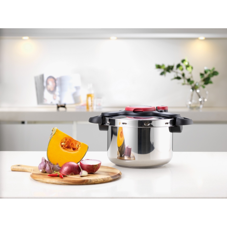 Tefal - Pentola a pressione da 7,5 l CLIPSO MINUT EASY