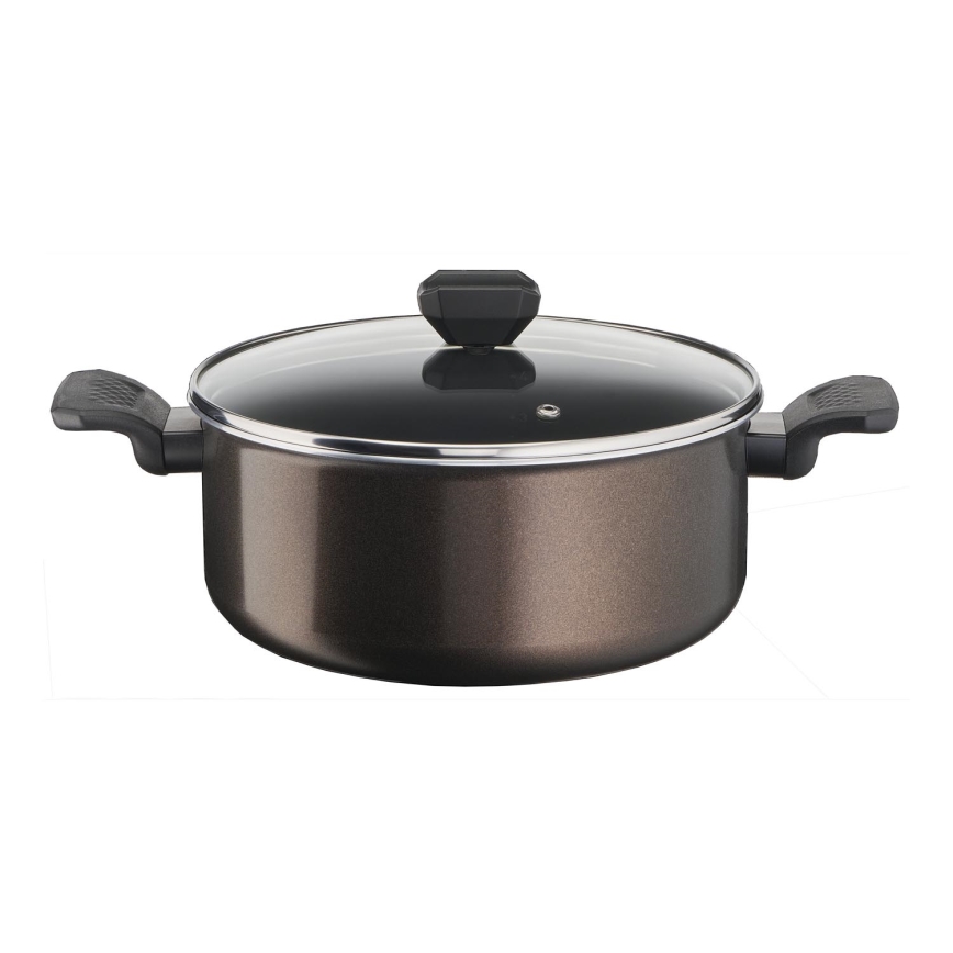 Tefal - Pentola con coperchio EASY COOK & CLEAN 24 cm