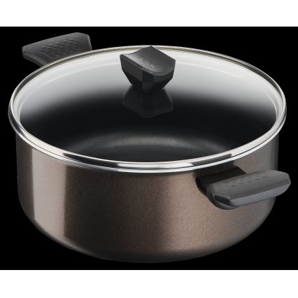 Tefal - Pentola con coperchio EASY COOK & CLEAN 24 cm