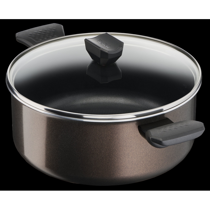 Tefal - Pentola con coperchio EASY COOK & CLEAN 24 cm