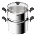 Tefal - Pentola per couscous con cestello per la cottura a vapore PRIMARY 24 cm