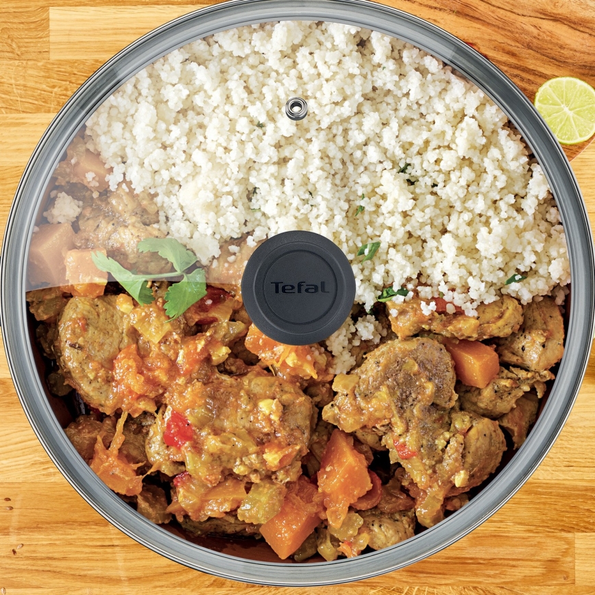 Tefal - Pentola per couscous con cestello per la cottura a vapore PRIMARY 24 cm