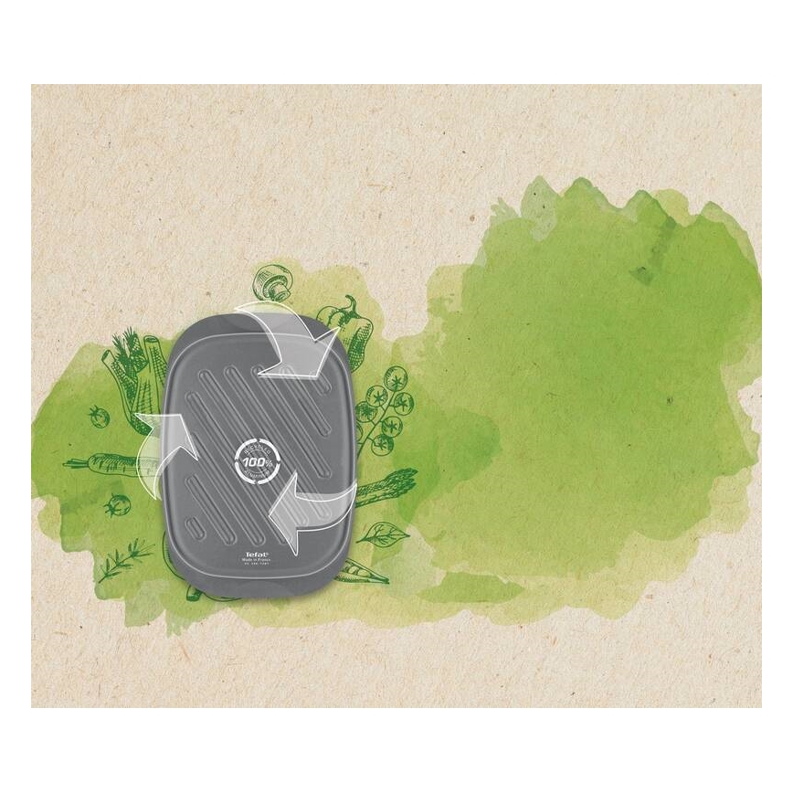 Tefal - Plat à rôtir LA RECYCLE 27x39 cm noir