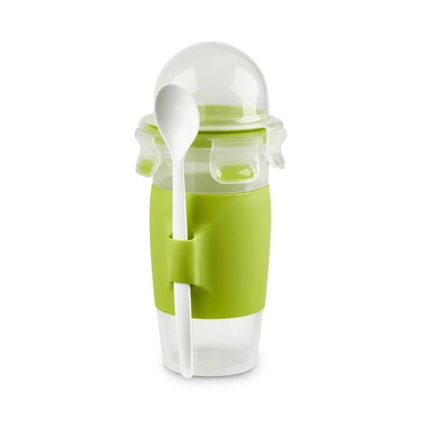 Tefal - Pot de yaourt avec cuillère 0,45 l MASTER SEAL TO GO vert
