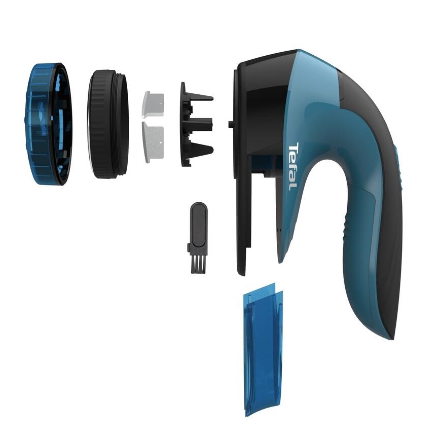 Tefal - Rasoir anti-peluche LINT 2xAA noir/bleu