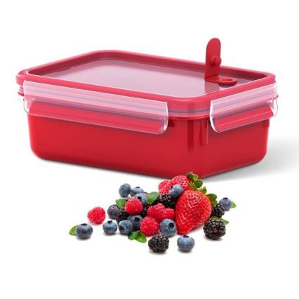 Tefal - Récipient alimentaire 0,8 l MASTER SEAL MICRO rouge